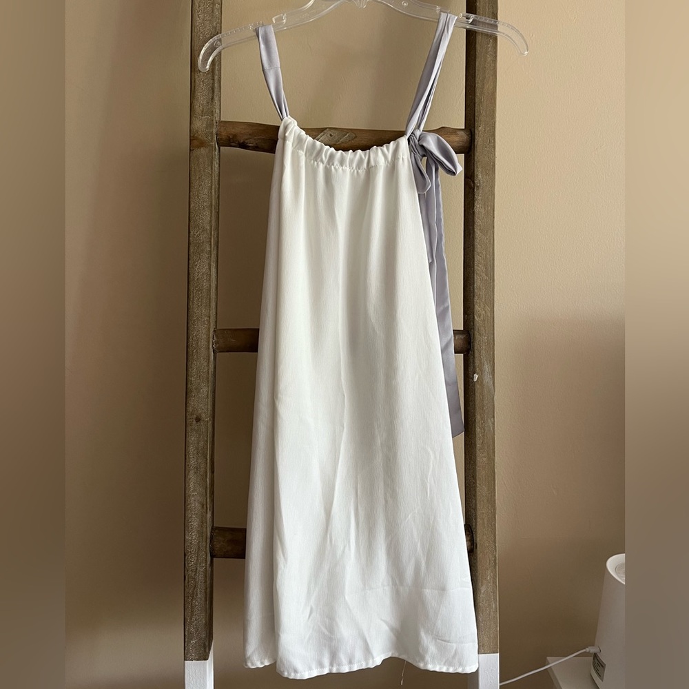 White Shift Dress